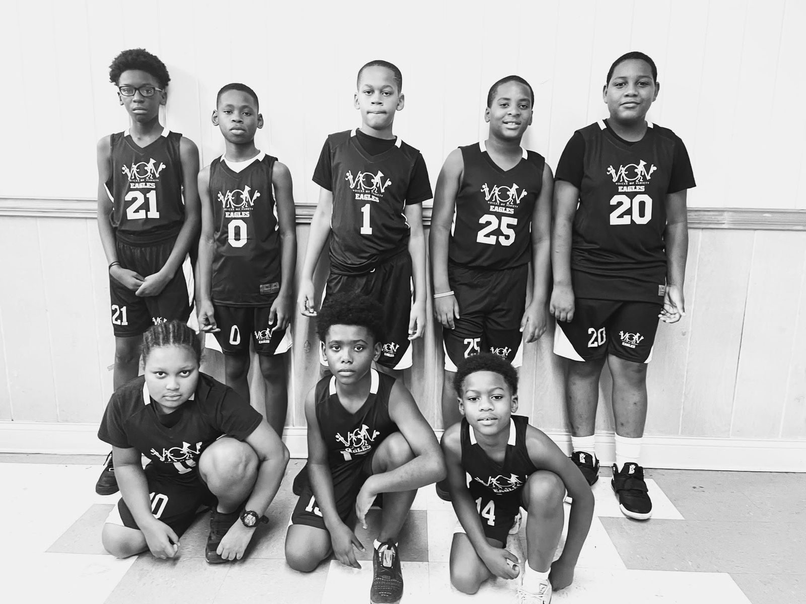 V.O.V youth basketball team