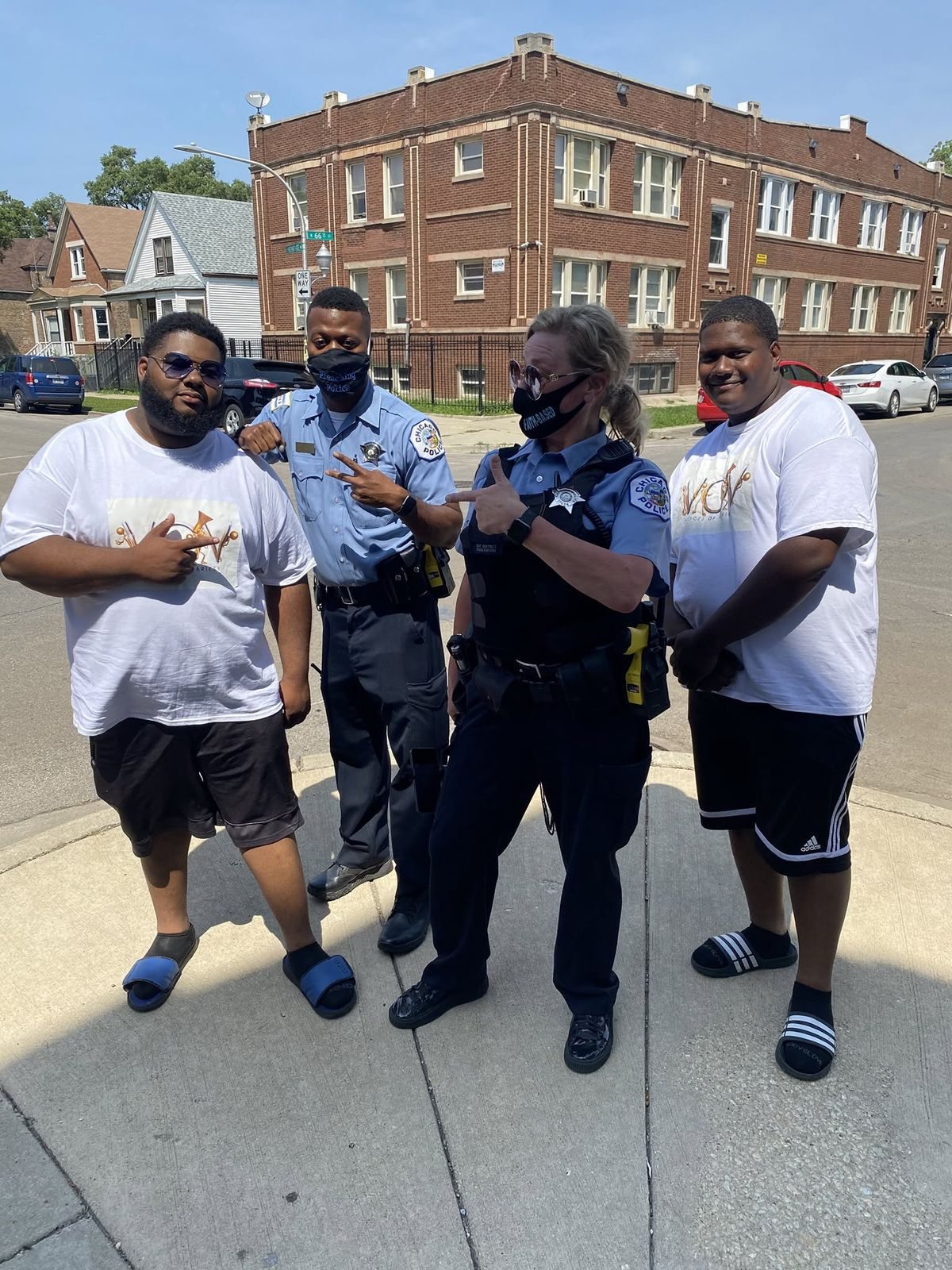 First responders and V.O.V serving together
