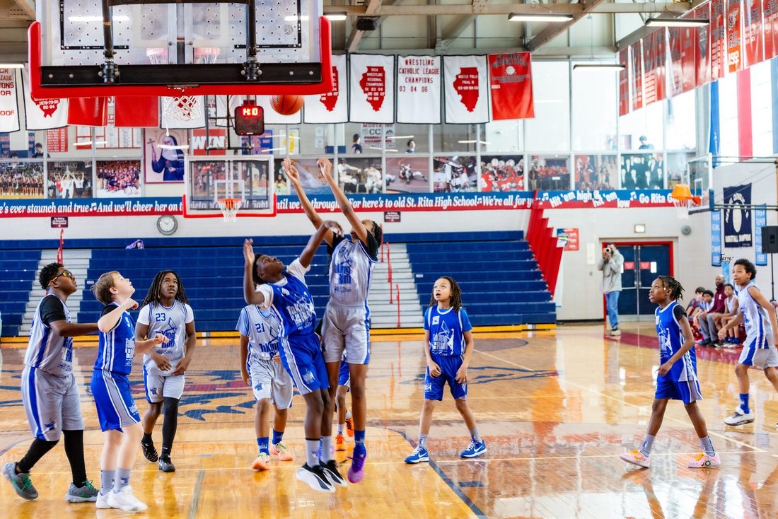 Game night &mdash; packed gym, real competition