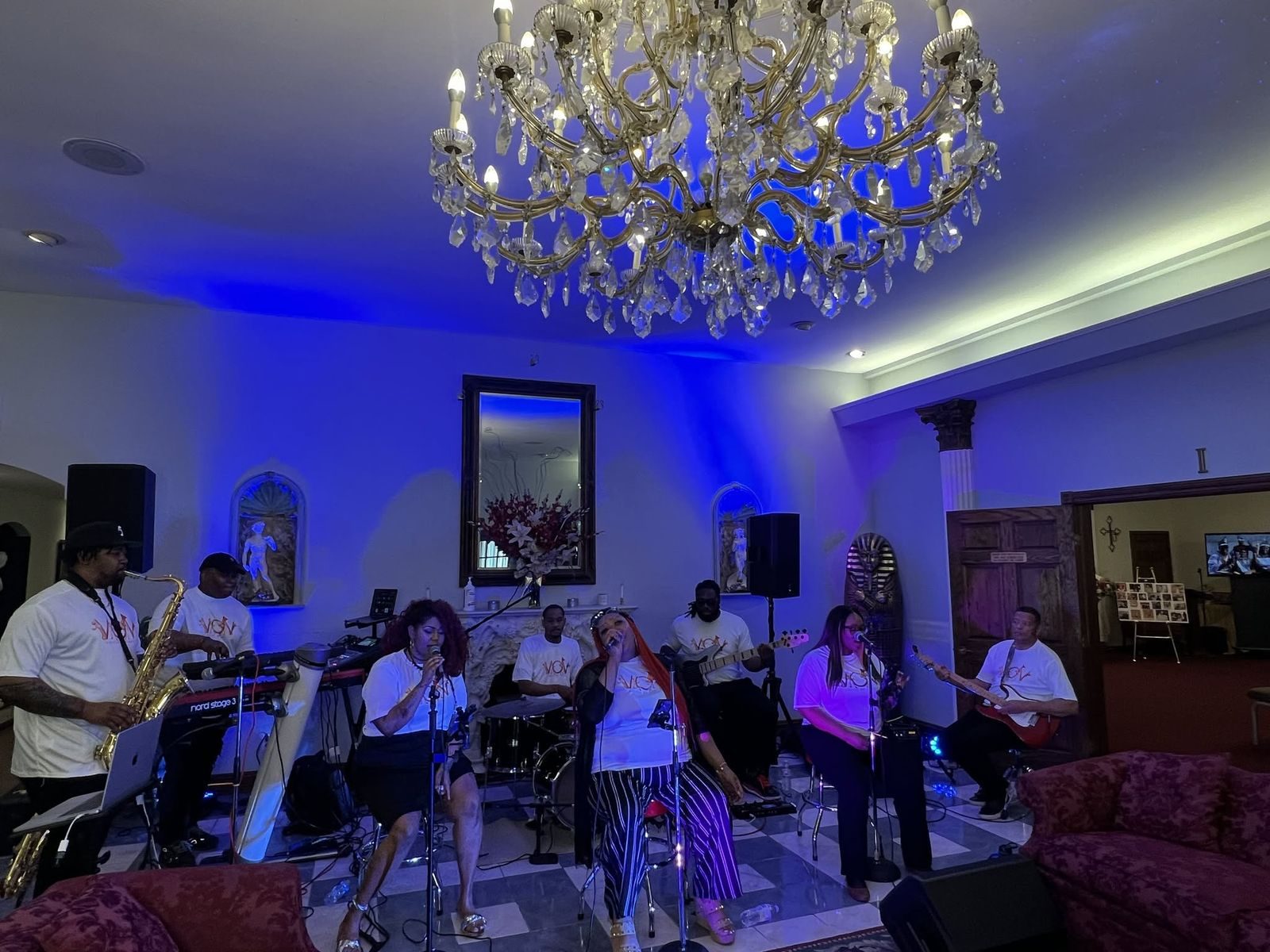 Live V.O.V band performing