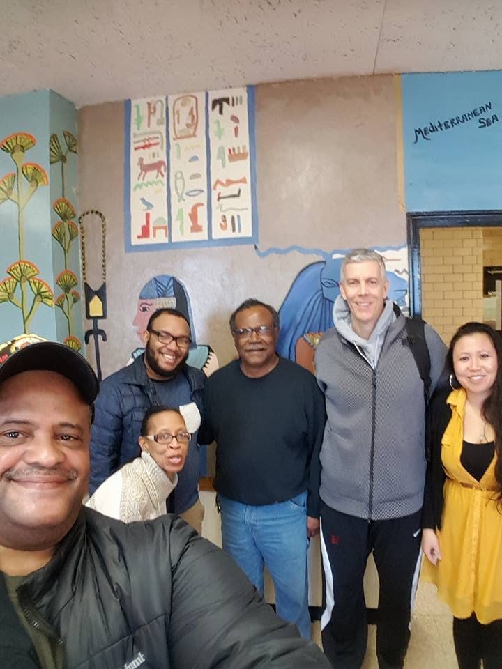 V.O.V mentors visiting a community classroom