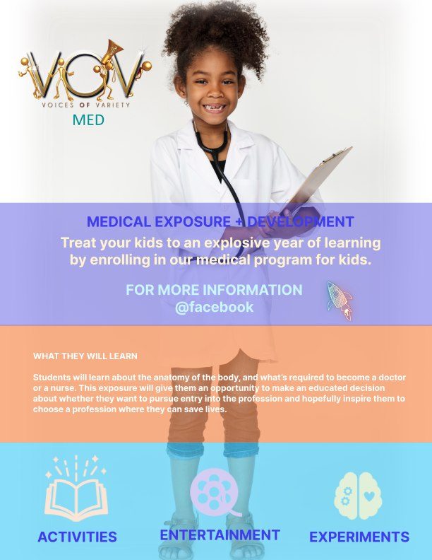 V.O.V MED flyer - medical exposure and development