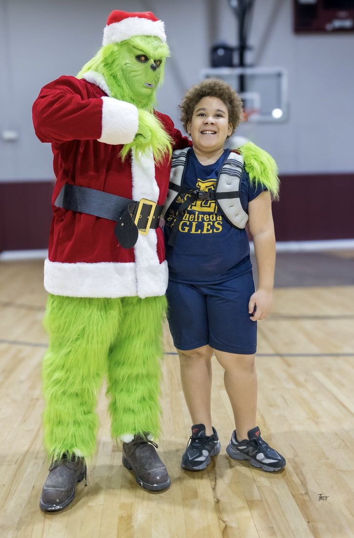Grinch meets an Eagle - all smiles
